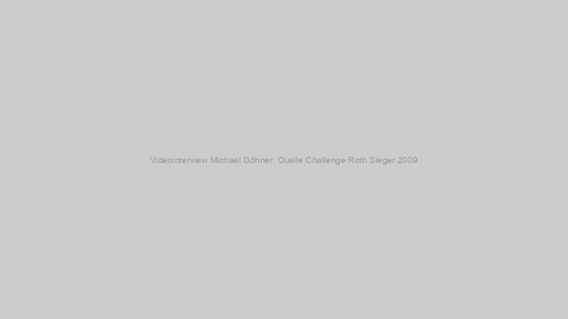 Videointerview Michael Göhner: Quelle Challenge Roth Sieger 2009